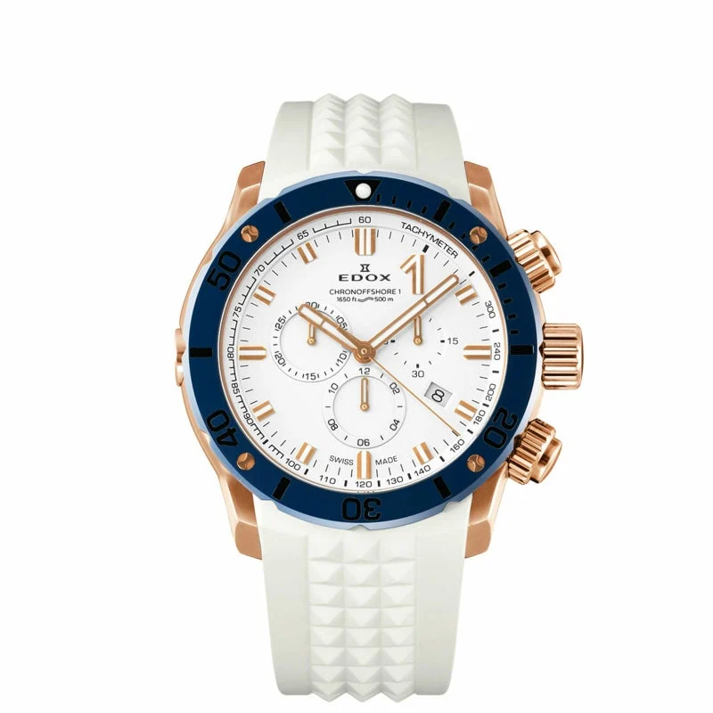 EDOX 10221-37RBU75-BIR7 45 mm kol saati