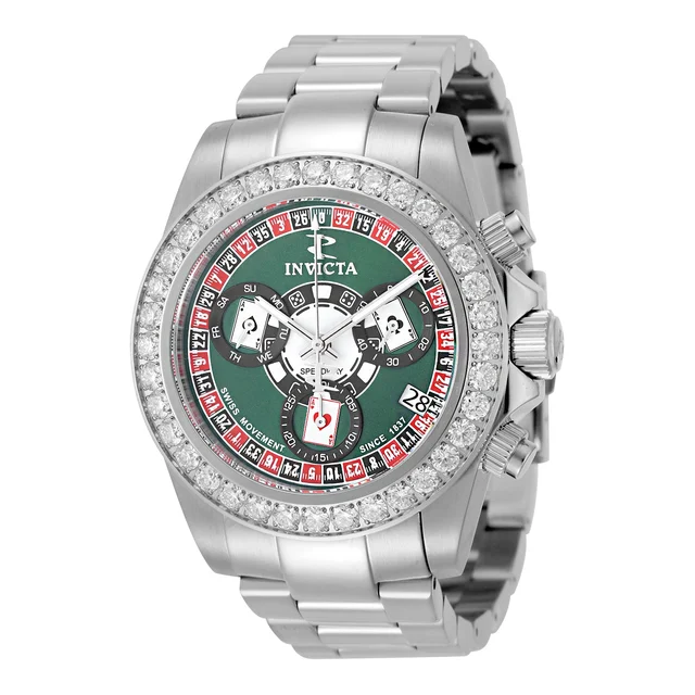 Invicta Elite Speedway Grand Croupier 4 CT LG Diamond Edition Swiss Ronda Z60 Caliber Watc