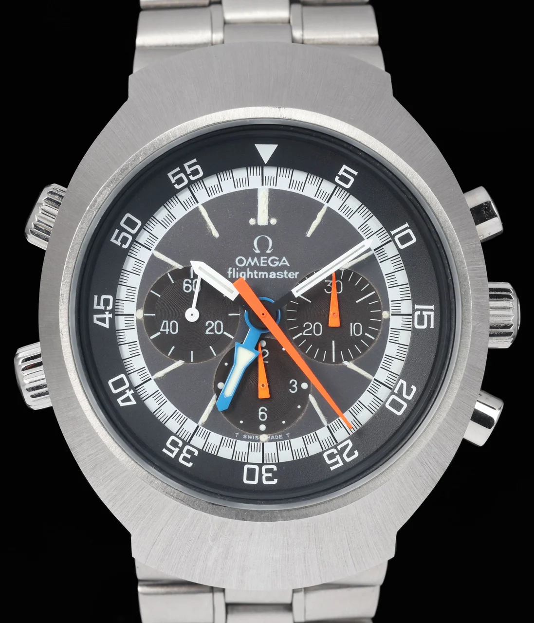 OMEGA Flightmaster OME-FLIGHTMASTER-145.026-44MM-CIRCA-1970s-WATCH 44 mm kol saati