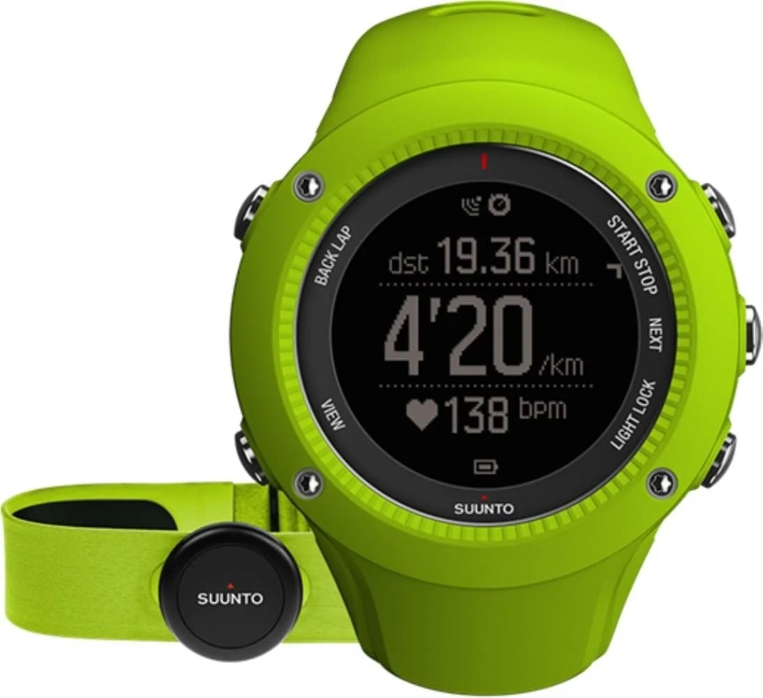Suunto Ambit 3 Run Lime Hr SS021261000 50 mm kol saati