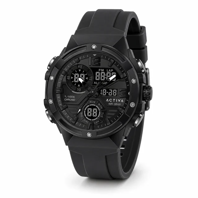 Activa Virtux X Invicta Digital Watch - 51mm. Black (ACW8118-003) kol saati