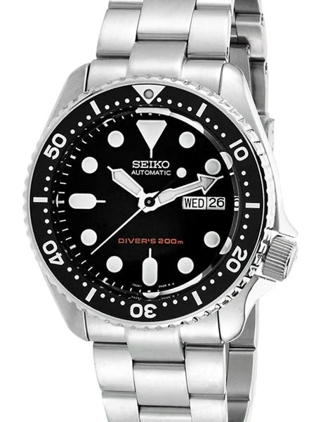 Seiko Scratch and Dent - SKX Divers Watch Modded with a Double-Domed AR Sapphire Crystal #SKX007DD SND623 kol saati