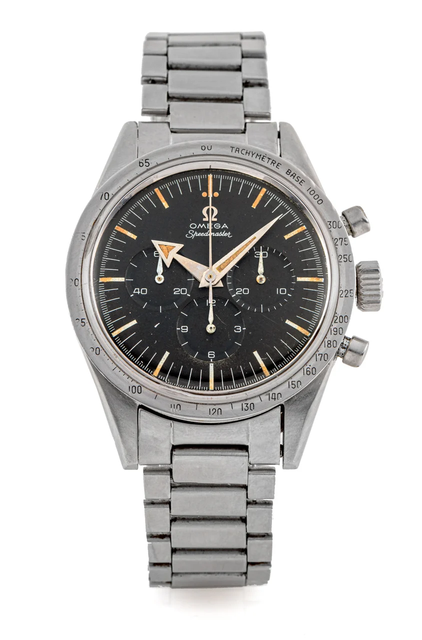 OMEGA OMEGA, REF. 2915-1, SPEEDMASTER BROAD ARROW, FIRST GENERATION kol saati