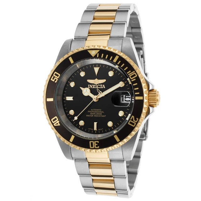 Invicta Pro Diver Navarch Coin-Edge Automatic Watch - 40mm. Steel, Gold (8927OB) kol saati
