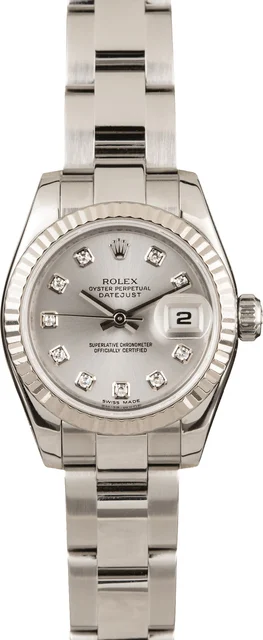 Rolex Datejust 179174 Diamond Dial 179174SDJ kol saati
