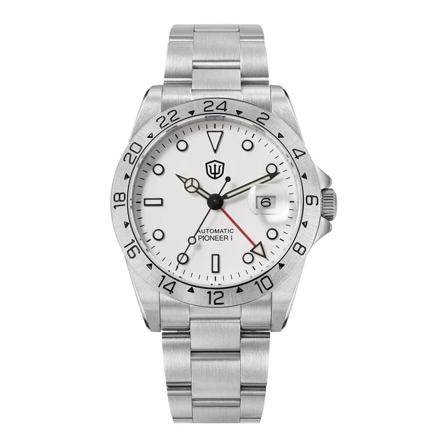 Watchdives Watchdives Watchdives-WD16570B-38mm-杭州6460-搪瓷白-橙色针 - 700 kol saati