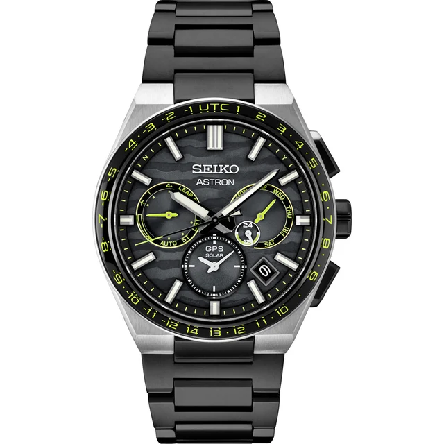 Seiko Astron GPS Solar Titanium Black Limited Edition SSH139 kol saati