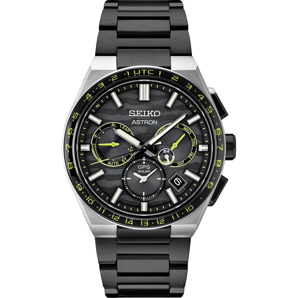 Seiko Astron GPS Solar Titanium Black Limited Edition SSH139 kol saati