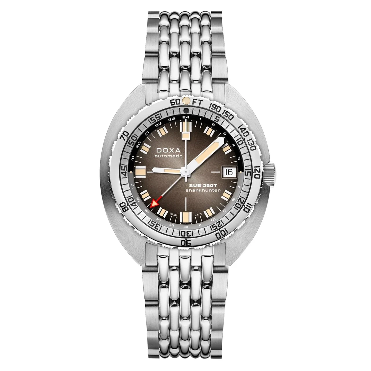 Doxa Sub 250T GMT 18800173 43 mm kol saati