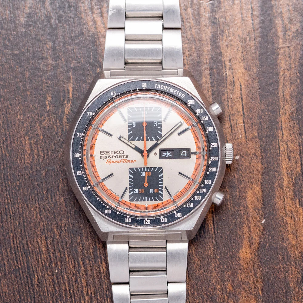 Seiko Speedtimer 6138-0030 43 mm kol saati