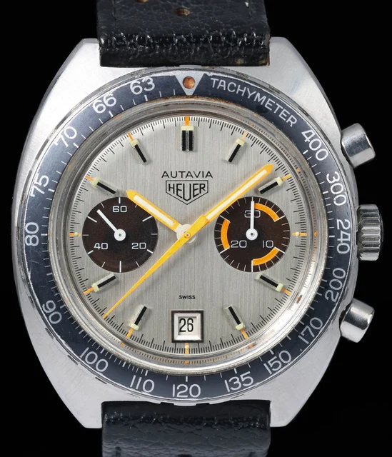 Tag Heuer Autavia HEU-AUT-73463-42MM-1970s kol saati