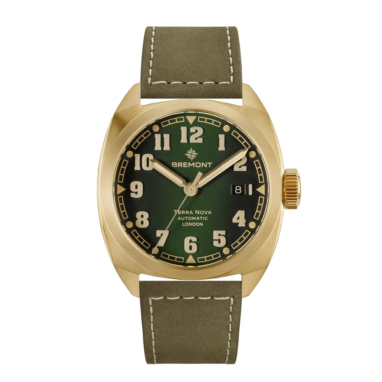 Bremont Terra Nova TN40-DT-BZ-GN-L-S 41 mm kol saati