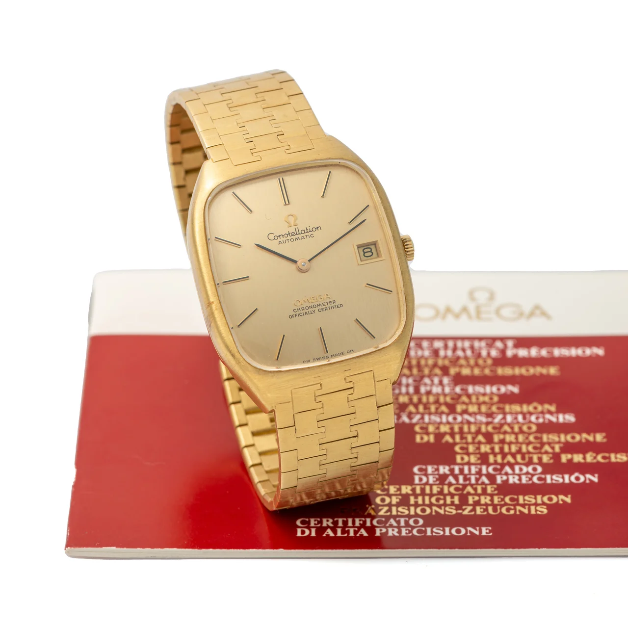 OMEGA Property of the original Swiss family 354.4003 kol saati