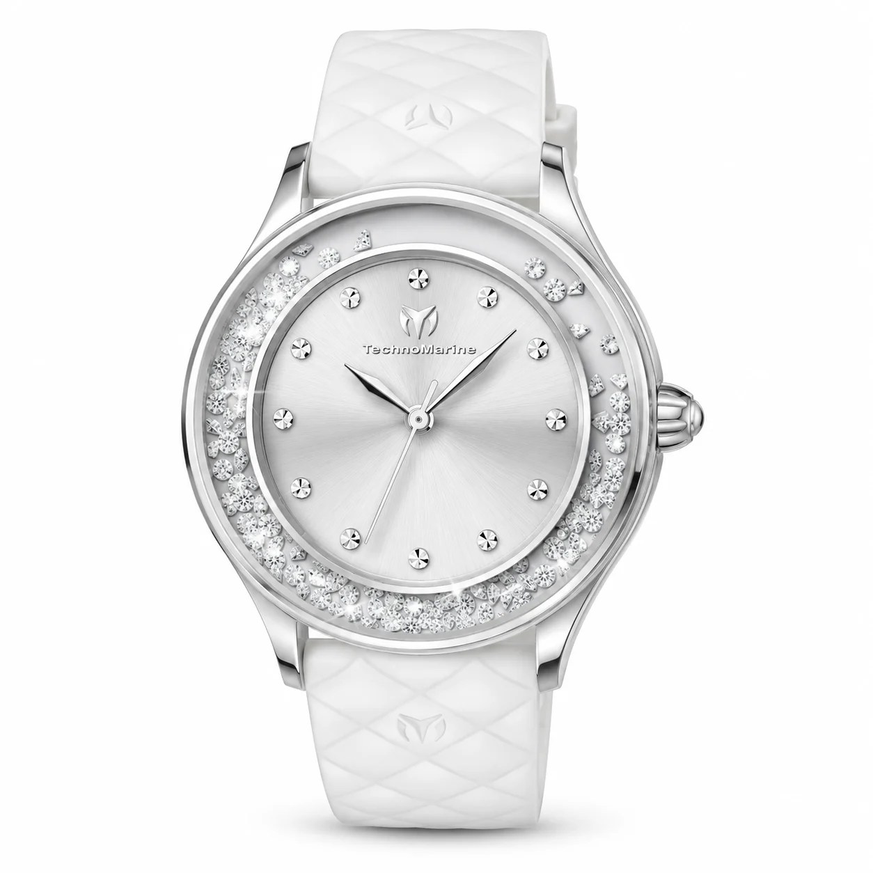Technomarine Brillantezza Del Mare Watch - 34mm, White (TM-9026001) 34 mm kol saati