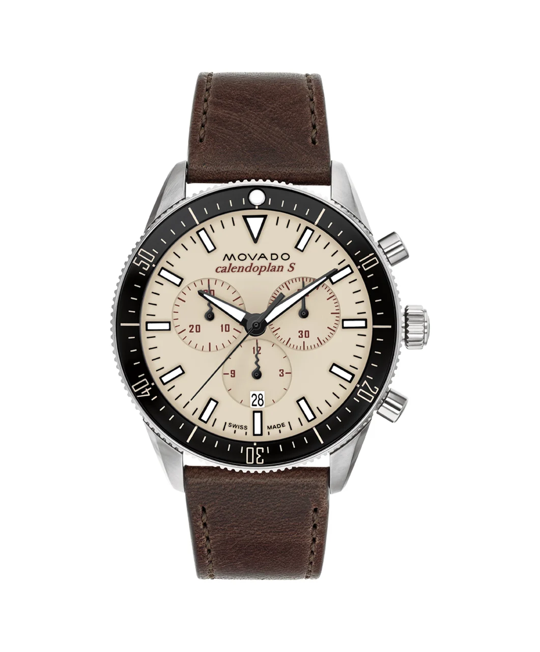 Movado Calendoplan 3650205 42 mm kol saati