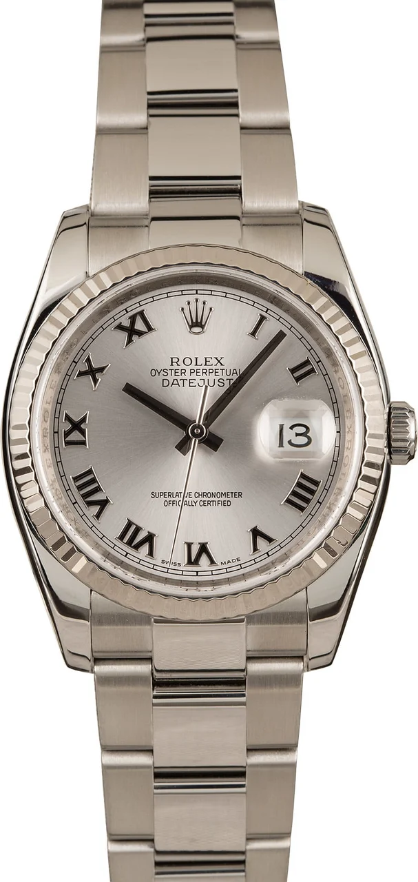Rolex Datejust 116234 Rhodium Dial 116234RRO 36 mm kol saati