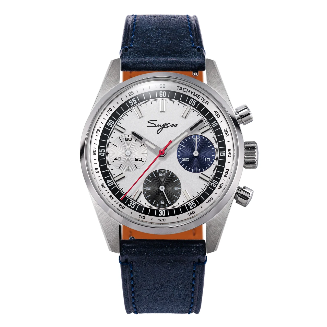 Sugess Chronograph Stainless Steel Special Dial Silver Hand Bl S465 Chronograph Stainless Steel Special Dial Silver Hand Bl 38 mm kol saati