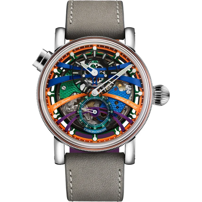 ChronoSwiss Q-Repeater Scream CH-1663T-COL 42 mm kol saati