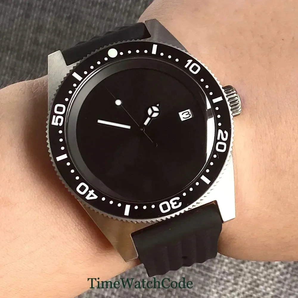 Tandorio Musou Style watch 62mas Watch TD262 Automatic Watch Sapphire PT5000/NH35 14:200000080#B sterile dial;5:56964930#NH35 movement 41 mm kol saati