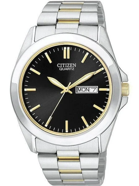 Citizen Two-Tone Quartz Watch with Stainless Steel Bracelet #BF0584-56E kol saati