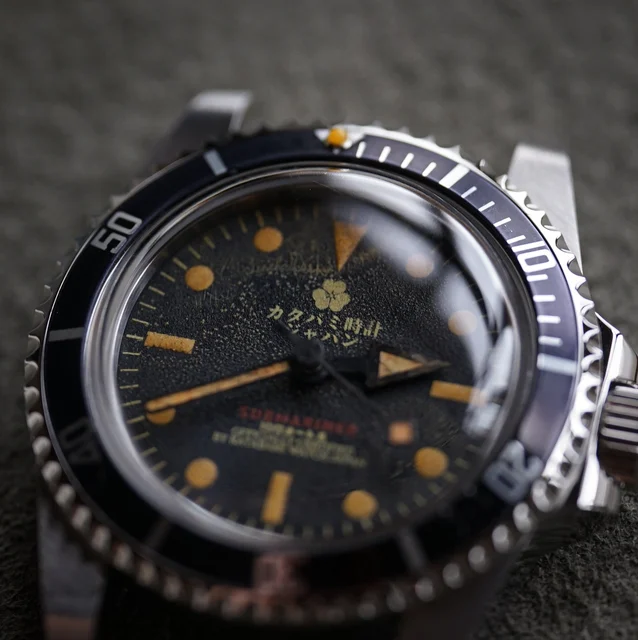 KATABAMI WATCH JAPAN 【STOCK】 The Diver “Crystallized” LITE kol saati