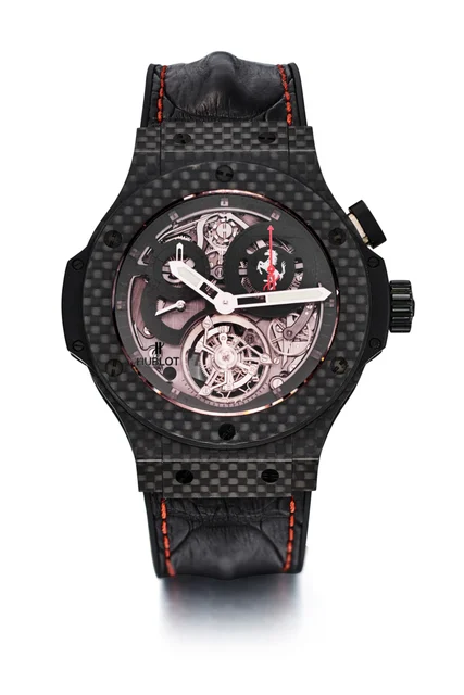Hublot HUBLOT REF 308.QX.1110.HR.SCF11, BIG BANG CHRONO TOURBILLON FERRARI CARBON FIBRE 04