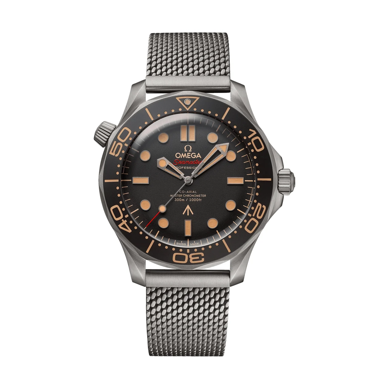 OMEGA Seamaster Diver 300M 007 Edition Titanium 42mm - Brown on Bracelet O21090422001001 42 mm kol saati