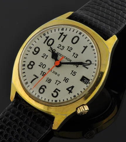 Bulova Accutron Railroad Watch 34 mm kol saati