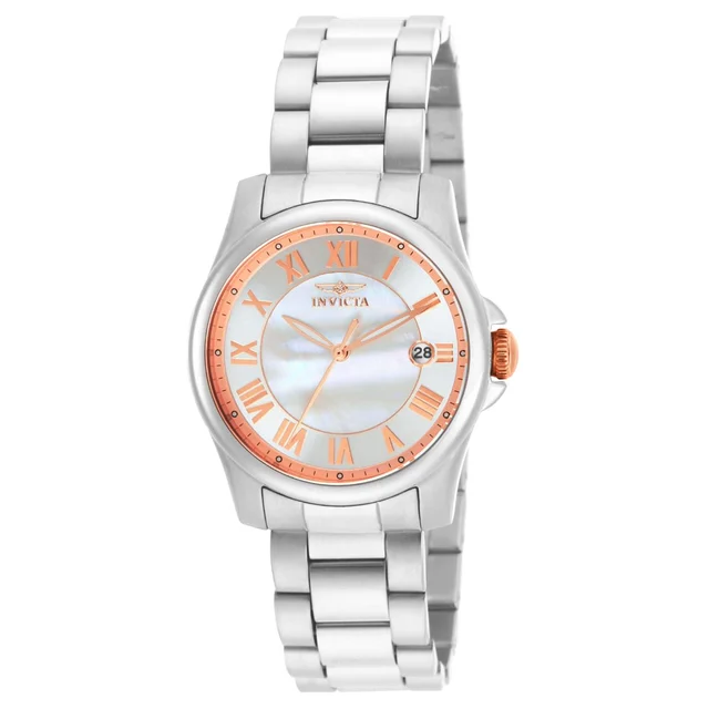 Invicta Angel Watch w/ Mother of Pearl Dial - 35mm, Steel (15234) kol saati