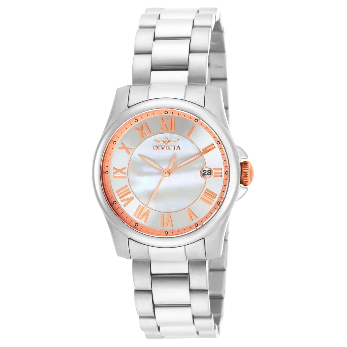 Invicta Angel Watch w/ Mother of Pearl Dial - 35mm, Steel (15234) 35 mm kol saati