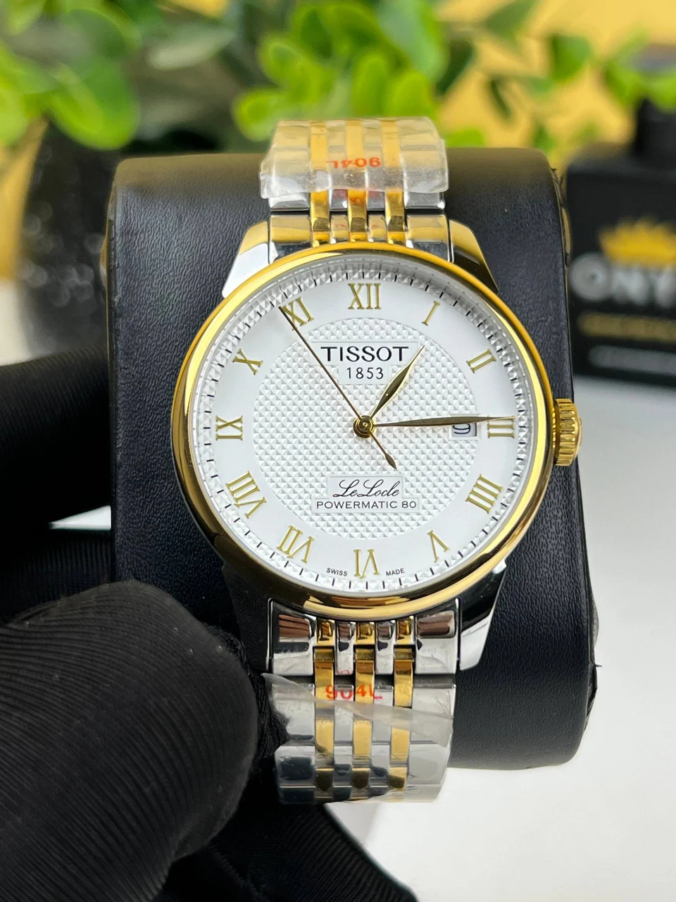 Tissot Locle Tissot Le Locle Powermatic 80 Half Gold 39mm – Automatic 39 mm kol saati