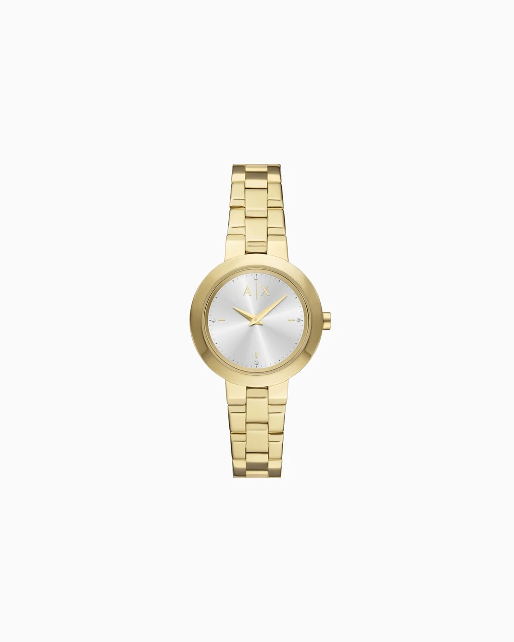 Armani Exchange Two-Hand Gold-Tone Stainless Steel Watch AX5180 36 mm kol saati