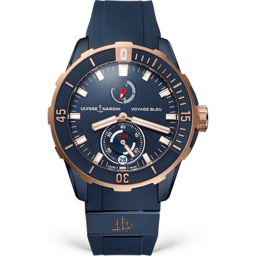 Ulysse Nardin Diver 44mm Voyage Bleu 1185-170LE-3/BLUE-VB kol saati