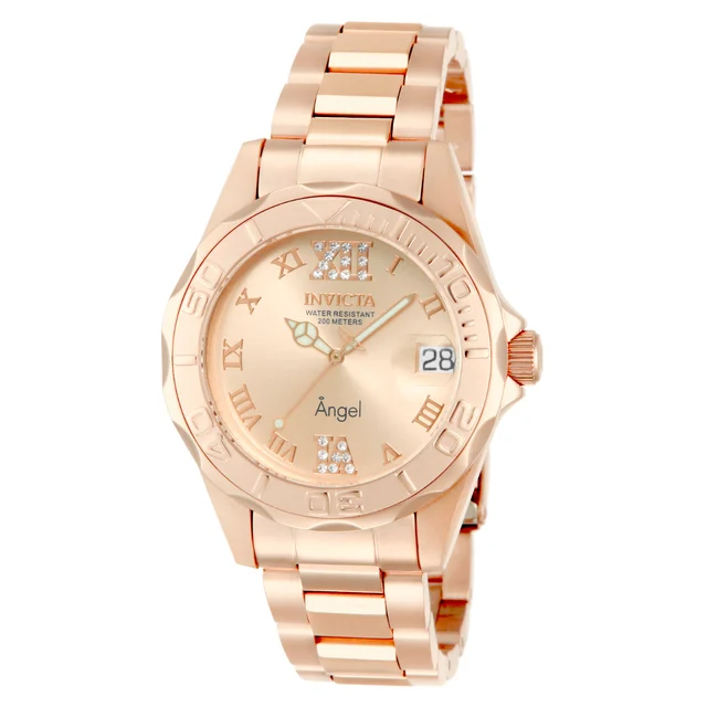 Invicta Angel Watch - 38mm, Rose Gold (14398) kol saati