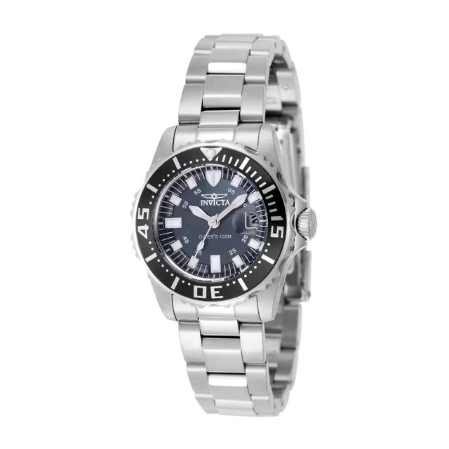 Invicta Pro Diver Swiss Ronda 585 Caliber Watch w/ Mother of Pearl Dial - 30mm, Steel (295
