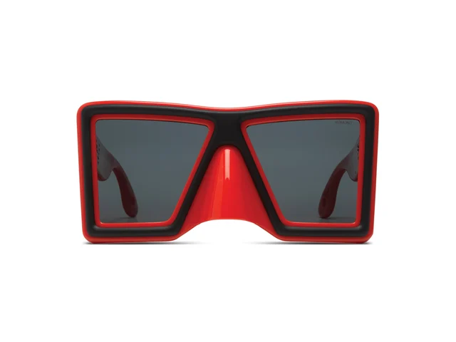 Komono Otherworldly Ultra Orange Black KOM-X89323 kol saati