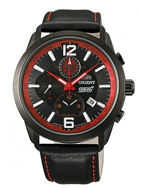 Orient STI Limited Edition Racing Inspired Chronograph with Gun Metal IP Case #TT0Z002B ko