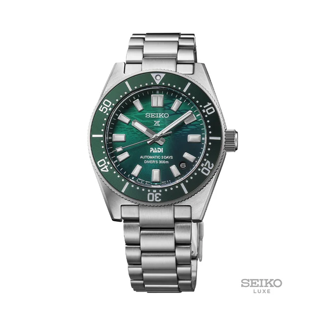 Seiko Prospex 1965 Heritage Diver's PADI Special Edition 40mm - Green on Bracelet and Extr