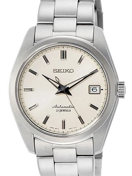 Seiko Cream Dial Automatic Dress Watch with 38mm Case, and Sapphire Crystal #SARB035 kol s