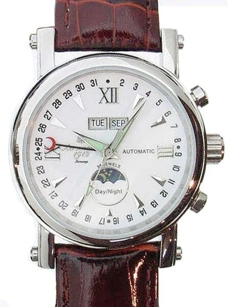 Aeromatic Automatic Calendar Watch with Day-Night Indicator #A1091 kol saati