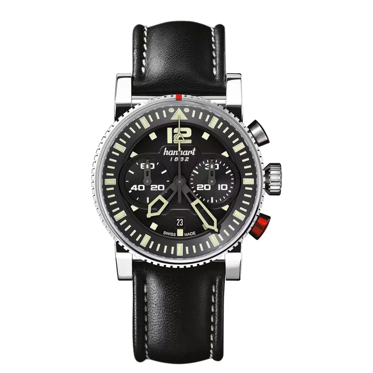 Hanhart Primus H721.202-6428-1-4-1 44 mm kol saati