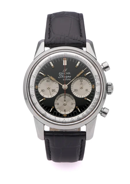 Enicar Sherpa Graph Mark Ii ENICAR SHERPA GRAPH MARK II REF. 1308 CHRONOGRAPH STEEL Very f