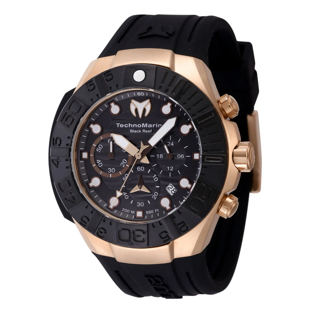 Technomarine Reef Black Watch - 45.4mm, Black (TM-523011) 45.4 mm kol saati