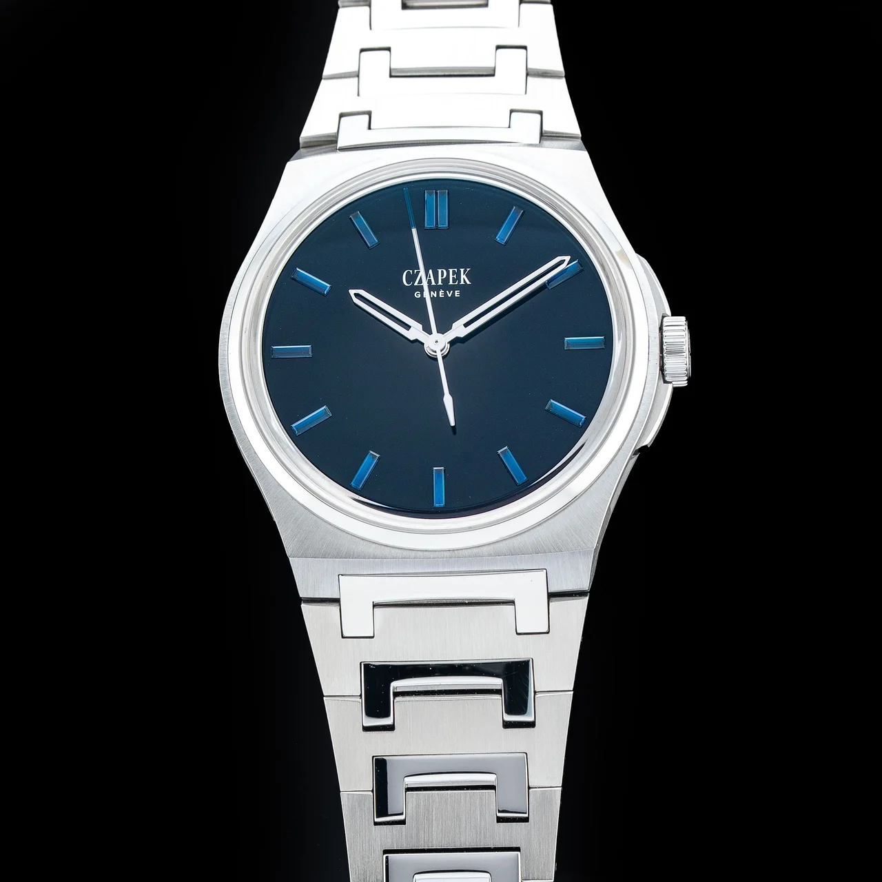 CZAPEK Antarctique Royal Onyx 40.50mm Stainless Steel 210009N35151 50 mm kol saati