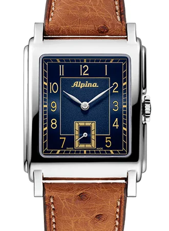 ALPINA Heritage Alpiner Carrée Automatic Blue Ref. AL-530N3C6 AL-530N3C6/ALP kol saati