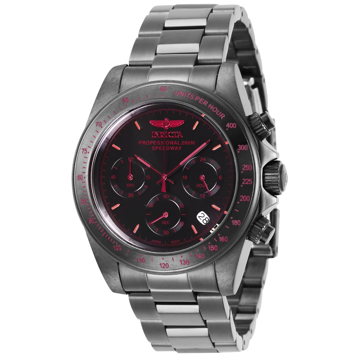 Invicta Speedway Torvane Watch - 39.5mm, Gunmetal (27771) 39.5 mm kol saati