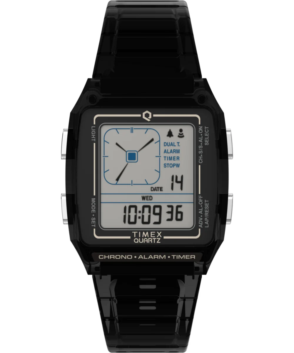 Timex LCA 35mm Resin Strap Watch TW2W45000 35 mm kol saati