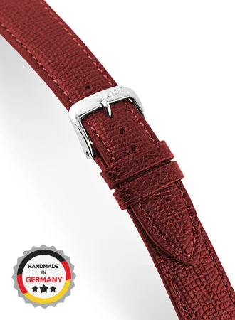 RIOS Grained Leather French - Burgundy - Genuine Cowhide 4511/RI kol saati