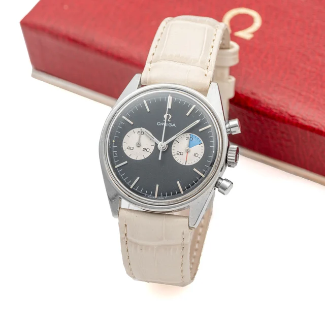 OMEGA OMEGA, REF. 145.017, CHRONOGRAPH BLACK REGATTA DIAL, STEEL kol saati