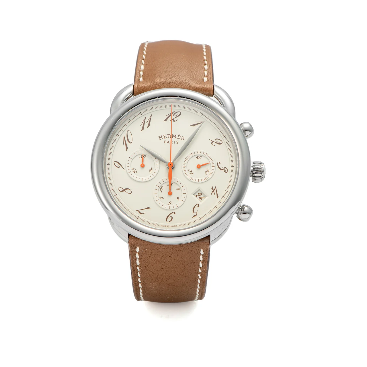 Hermes Arceau HERMES ARCEAU, REF. AR4.910, CHRONOGRAPH kol saati